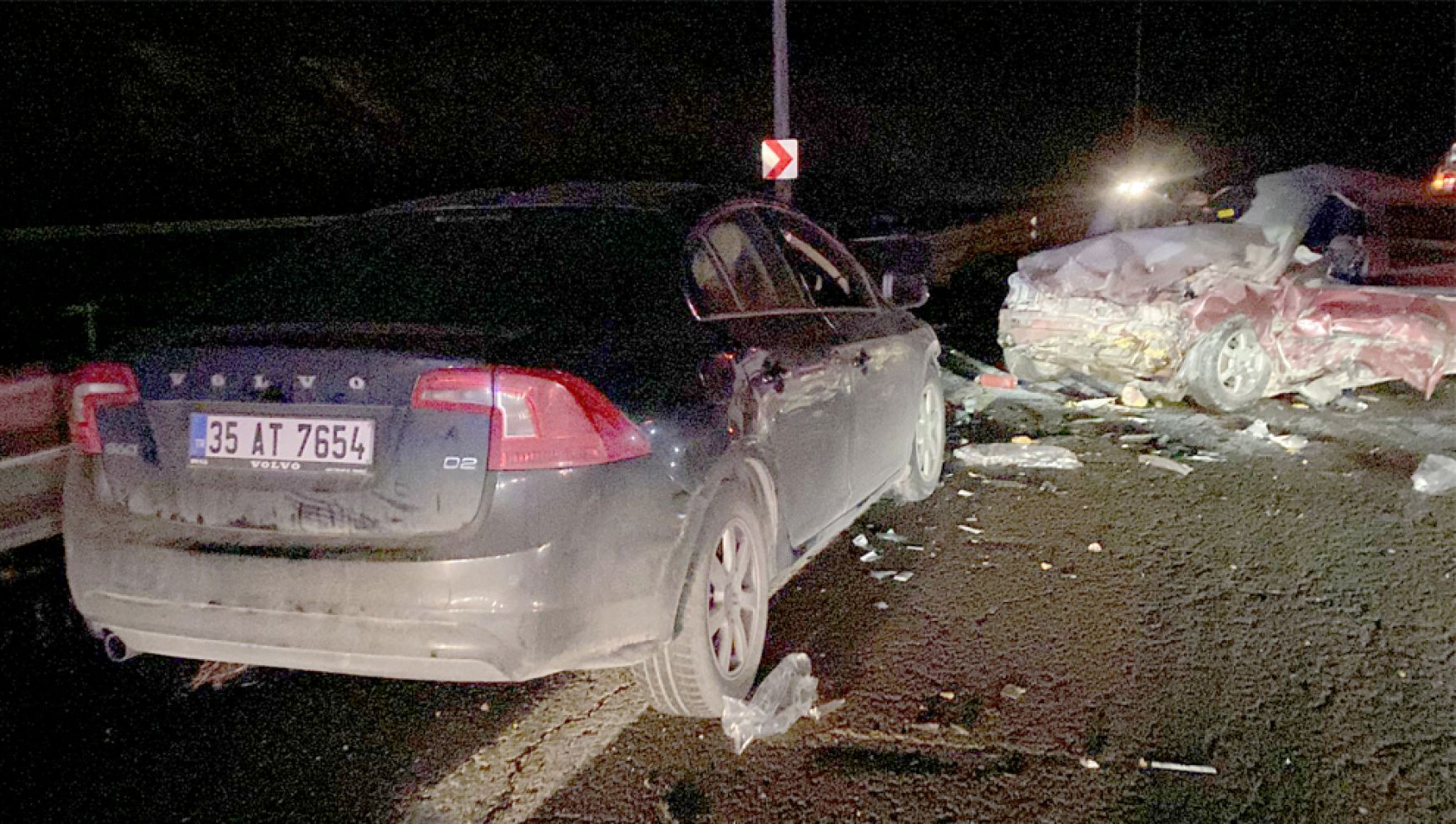 Anadolu Otoyolu'nda zincirleme kaza: 8 yaralı