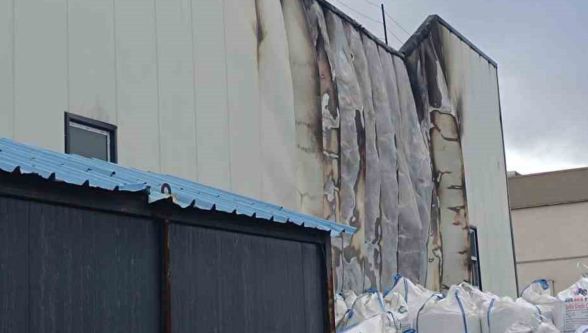 Gerede OSB'de fabrikada çıkan yangın büyümeden söndürüldü