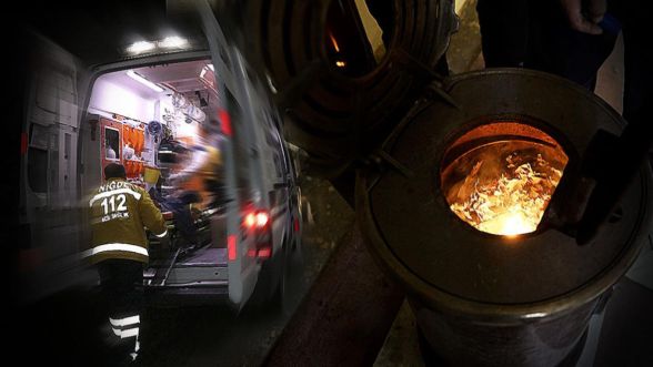 Gerede'de soba faciası: Anne, baba ve 4 çocuk karbonmonoksitten zehirlendi