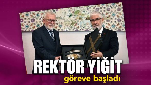 BAİBÜ'nün yeni rektörü Prof. Dr. Faruk Yiğit görevine başladı