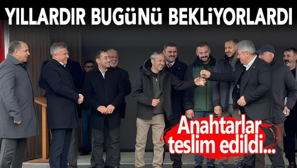 Bolu Büyük Sanayi Sitesi'nde 988 dükkân hak sahiplerine teslim edildi