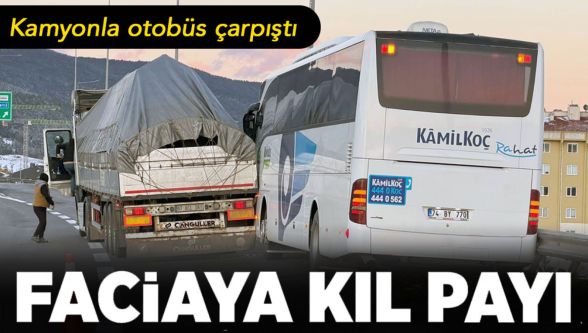 Bolu Batı Gişeleri'nde faciaya kıl payı