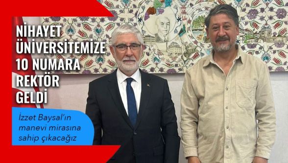 Bolu Gazetesi Editörü Caner Güngör'den Rektör Faruk Yiğit'e hayırlı olsun ziyareti