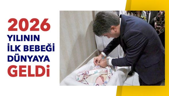 Bolu'da 2026 yılının ilk bebeği dünyaya geldi