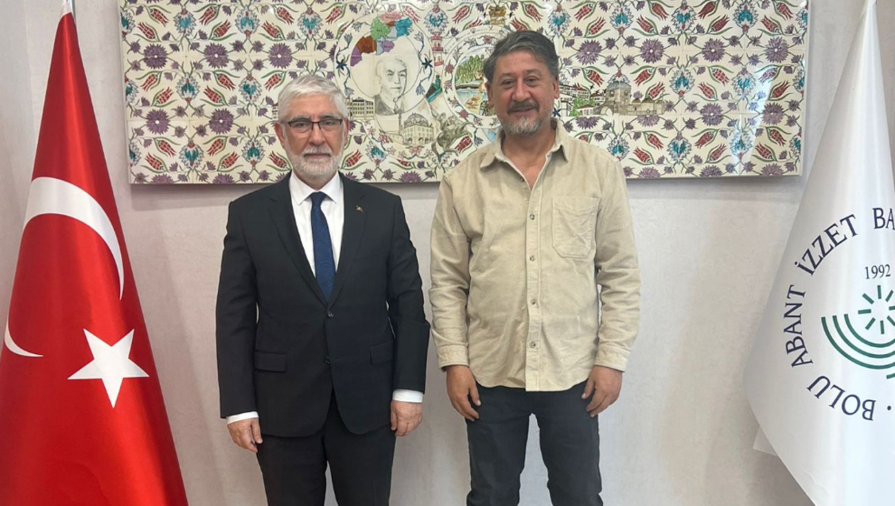 Bolu Gazetesi Editörü Caner Güngör’den Rektör Faruk Yiğit’e hayırlı olsun ziyareti