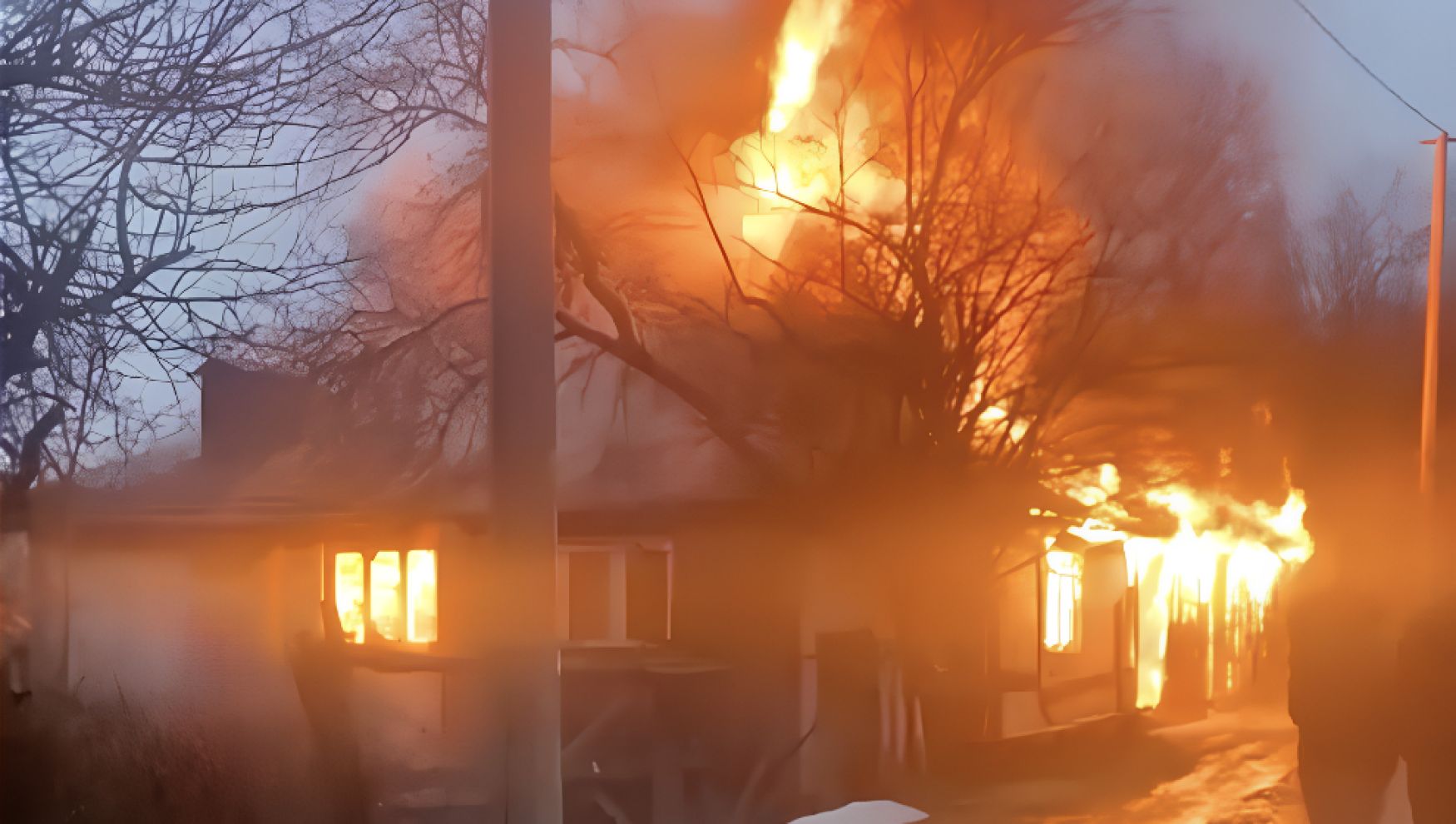 Bolu Gövem köyünde ev yangını paniğe neden oldu