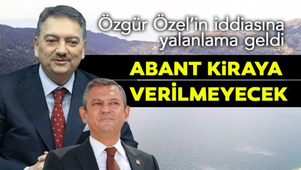 Bolu'da Ahmet Baha Öğütken'den Abant iddialarına yanıt