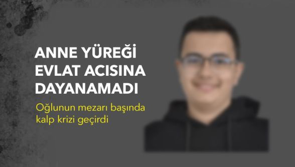 Bolu'da evladının mezarı başında fenalaşan anne yoğun bakımda