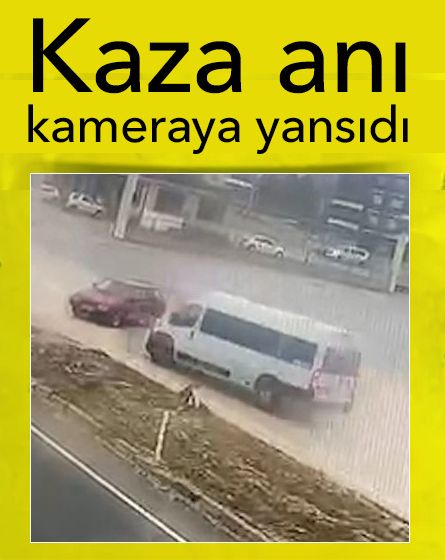 Bolu'da minibüsle çarpışan otomobilin sürücüsü yaralandı