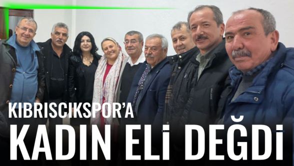 Kıbrıscıkspor'a kadın eli değdi