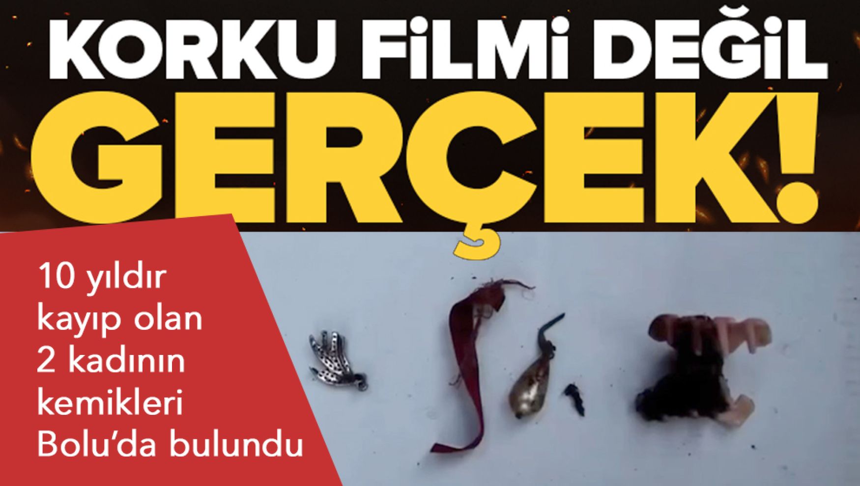 Mengen'de bulunan kemikler 10 yıllık çifte cinayeti ortaya çıkardı