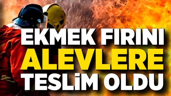 Mudurnu'da halk ekmek fırınında baca yangını