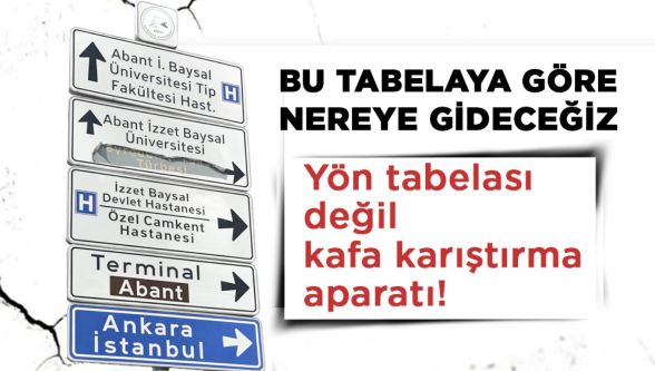 Bu tabelayı gören şaşırıyor: Yukarı mı, sağ mı, nereye?