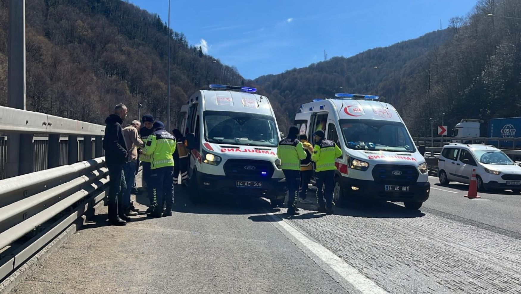 Bolu Dağı Tüneli çıkışında zincirleme kaza: 5 yaralı