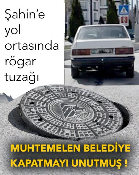 Açık unutulan rögar kazaya neden oldu