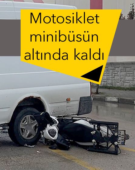 Bolu'da kavşakta kaza: Motosiklet sürücüsü yaralandı