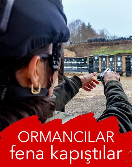 Ormancılar hedefi 12'den vurmak için yarıştı