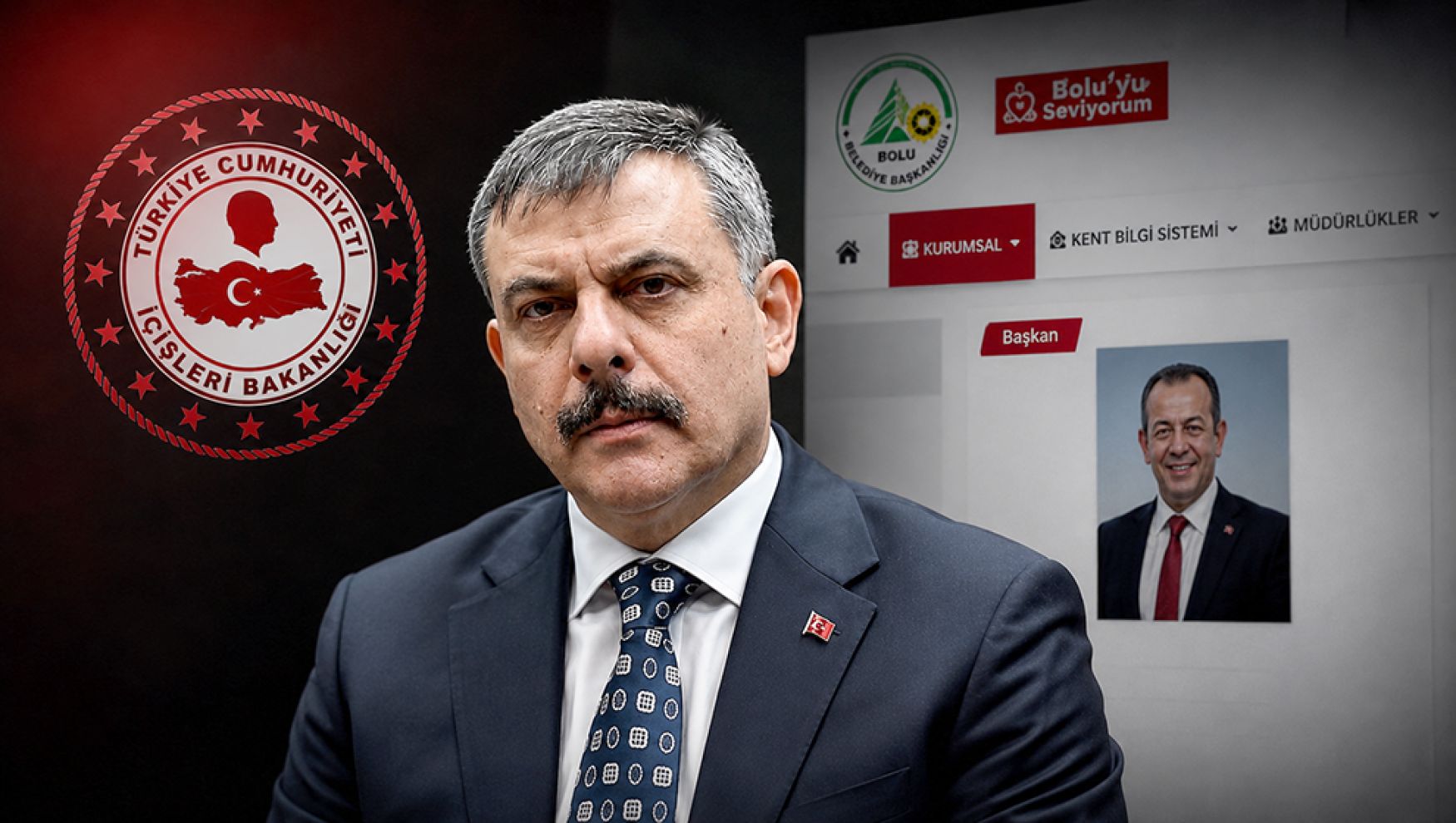 İçişleri görevden uzaklaştırdı, belediye sitesinde halen “başkan”