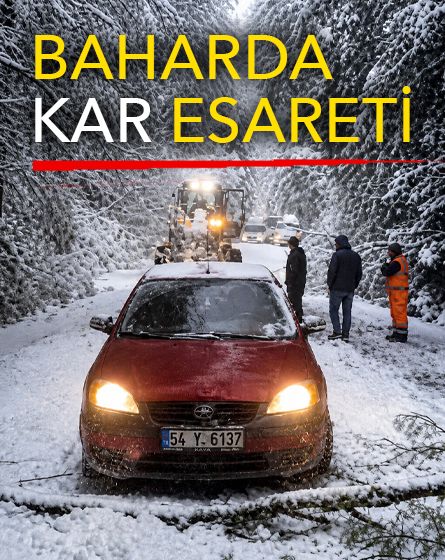 Mayısta kar felaketi: Yol kapandı, sürücüler mahsur kaldı