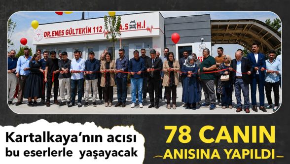 78 canın anısına yaptırıldı! Duygu dolu açılışta gözyaşları sel oldu