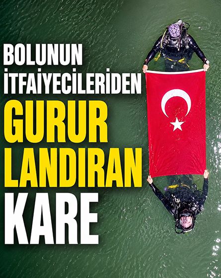 Bolu İtfaiyesi yaz öncesi su altında nefes kesen tatbikat yaptı