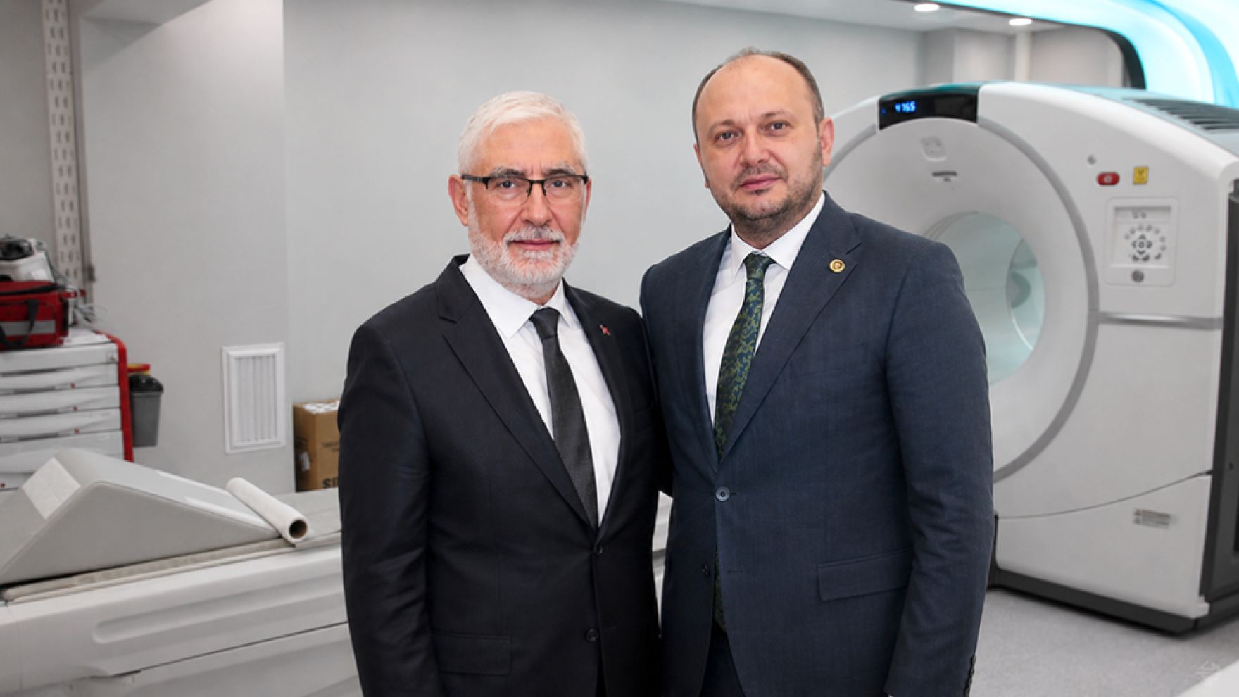 Akgül'den Rektör Yiğit'e PET-CT teşekkürü