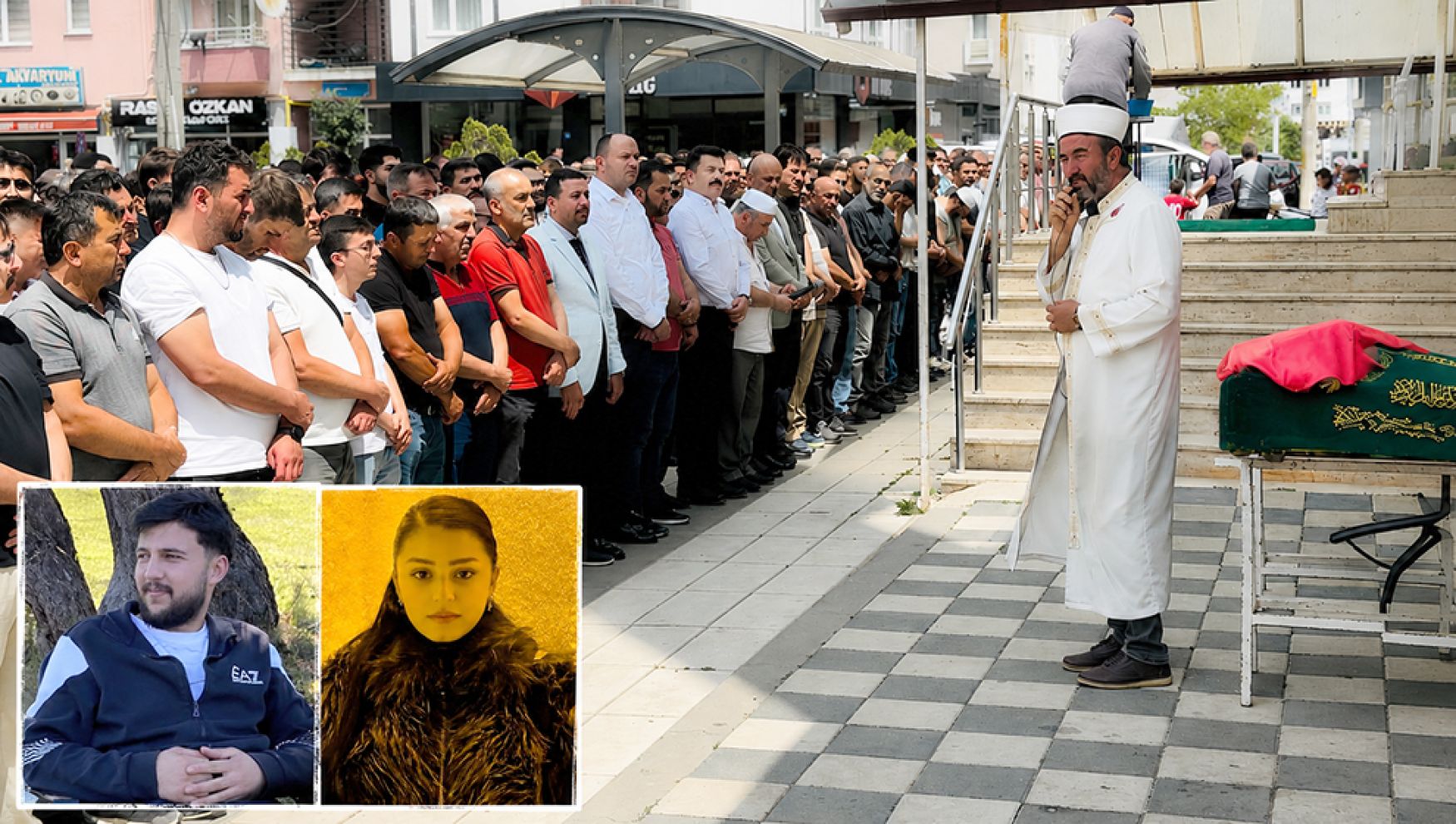 Bolu'yu yasa boğan veda! Emre ile Ceyda son yolculuklarına uğurlandı