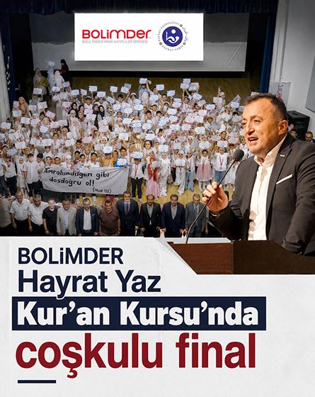 BOLİMDER Hayrat Yaz Kur'an Kursu coşkulu programla sona erdi
