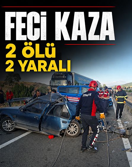 Gerede yolunda feci kaza! 2 kişi hayatını kaybetti