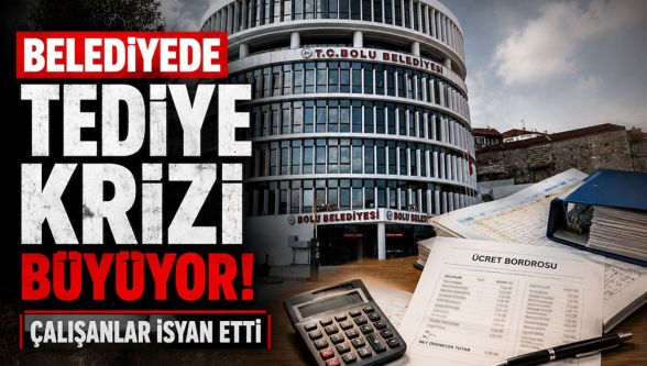 Bolu Belediyesi'nde tediye krizi! İşçi parasını bekliyor, sendika paylaşım peşinde