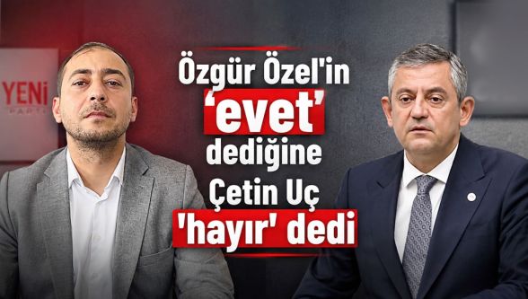 Özgür Özel "evet" dedi, Çetin Uç "hayır" dedi! Bolu'dan referandum çağrısı