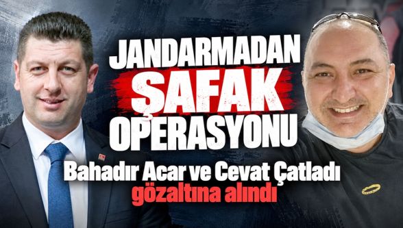 Bolu'da şafak operasyonu: Cevat Çatladı ve Bahadır Acar'ın da aralarında olduğu 9 kişi gözaltında
