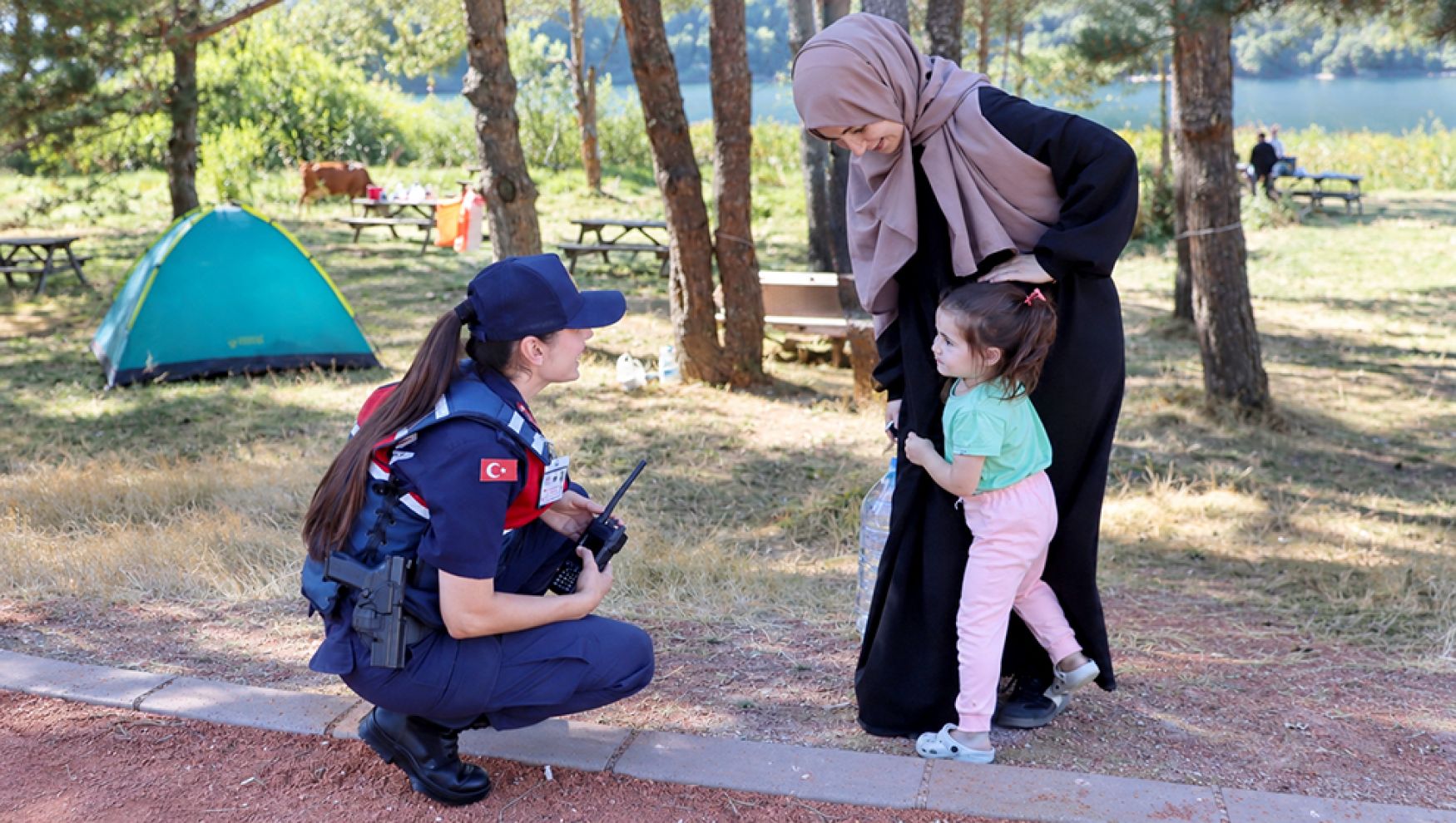 Abant’ta güvenlik bir kadın subaya emanet: İlk kadın karakol komutanı göreve başladı