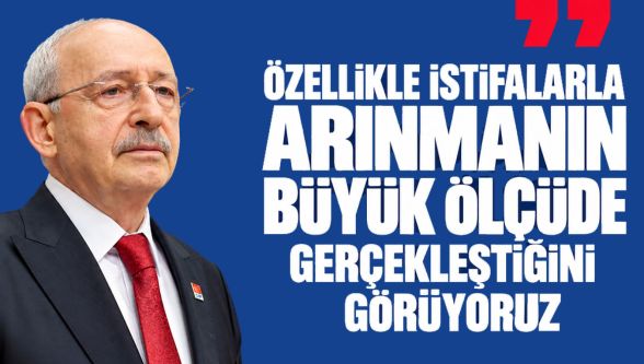 Kılıçdaroğlu Bolu'da konuştu: “İstifalarla arınmanın büyük ölçüde gerçekleştiğini görüyoruz”