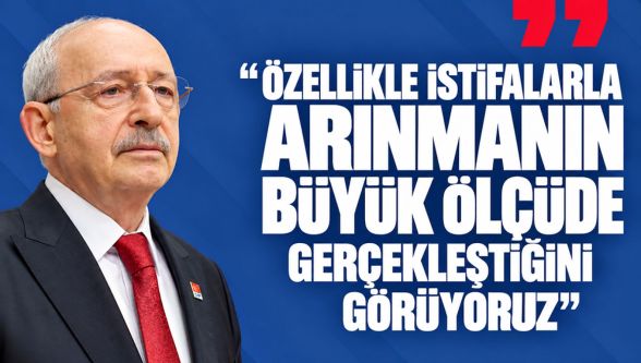 Kılıçdaroğlu Bolu'da konuştu: “İstifalarla arınmanın büyük ölçüde gerçekleştiğini görüyoruz”