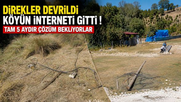 Mudurnu'da 60 haneli köy 5 aydır internetsiz