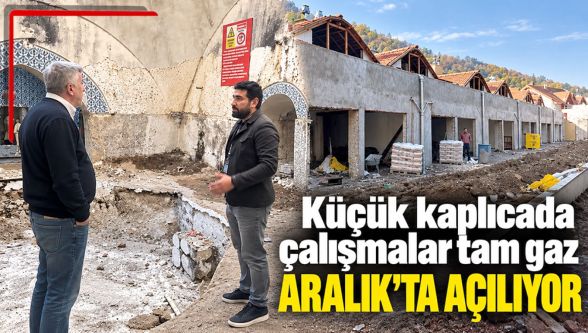 Bolu'nun tarihi Küçük Kaplıca'sında restorasyon sürüyor