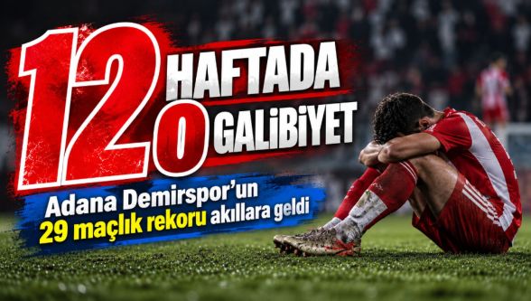 Boluspor'da 12 haftalık kabus ! Adana Demirspor'un rekoru akıllara geldi