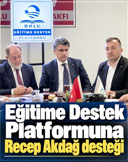 Bolu Eğitime Destek Platformu ekim ayı toplantısı yapıldı